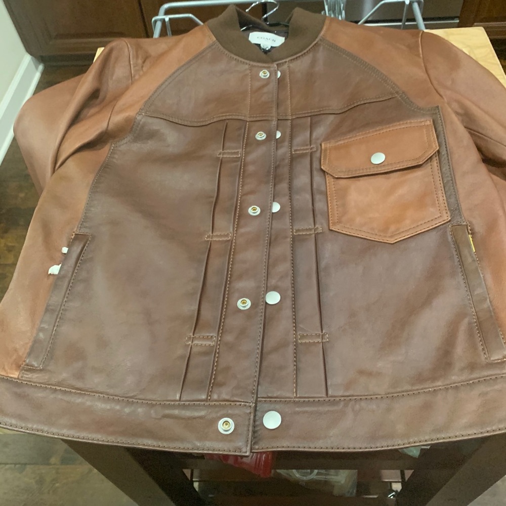 Men’s Coach Leather Jacket
